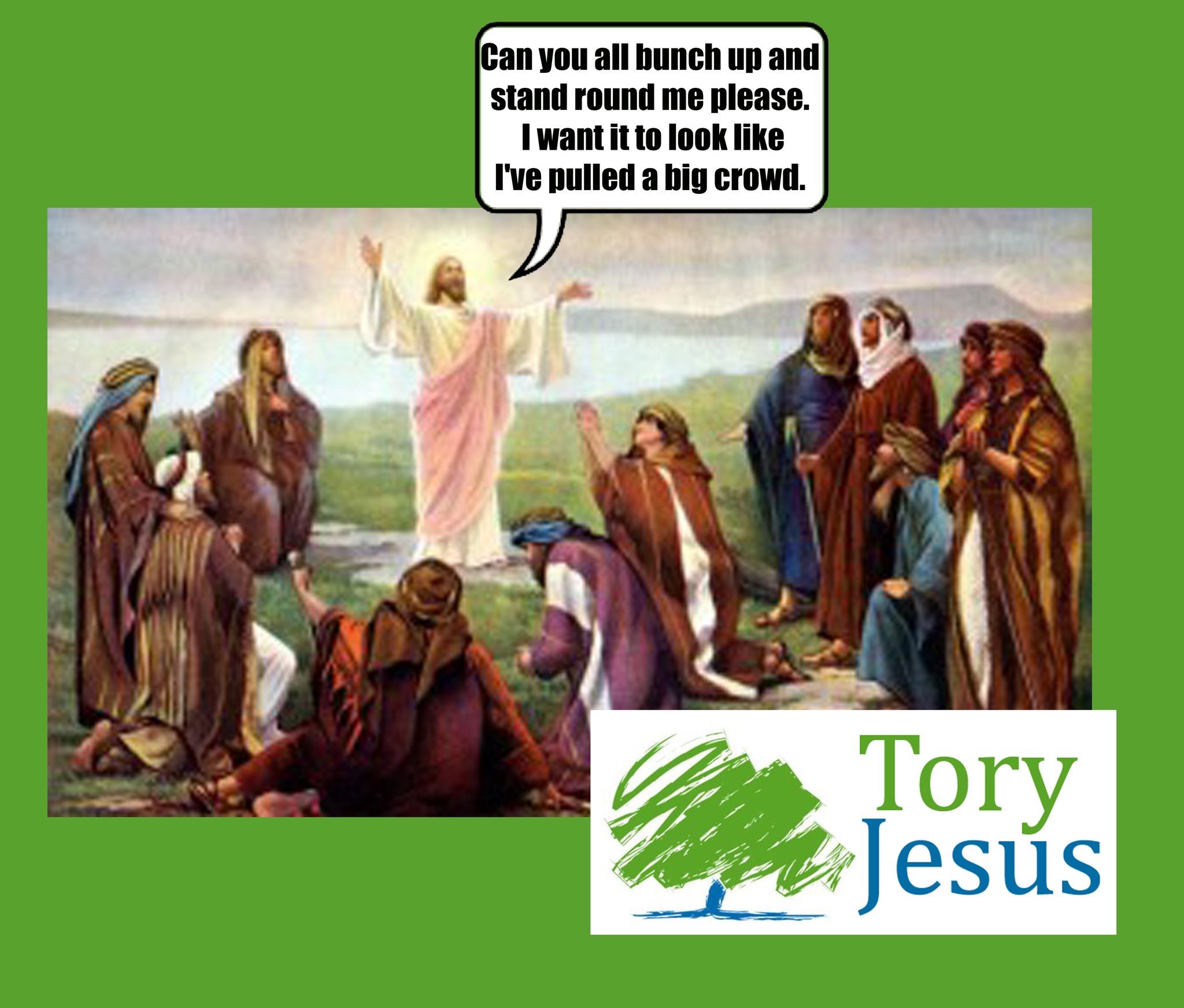Tory Jesus Occupy Graphics